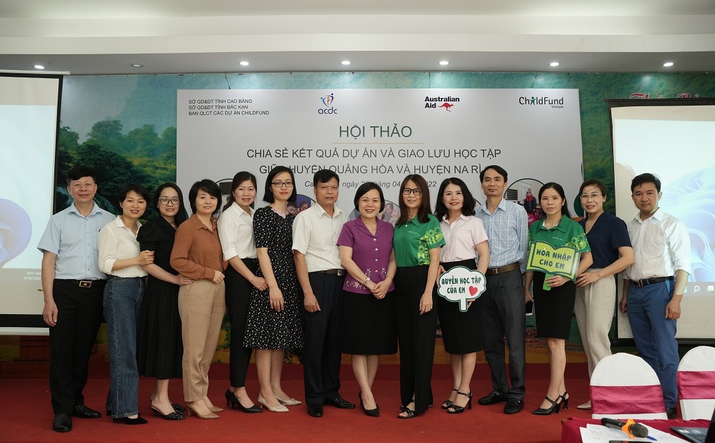 Chia sẻ kết quả dự án và giao lưu học tập giữa huyện Quảng Hòa và huyện Na Rì